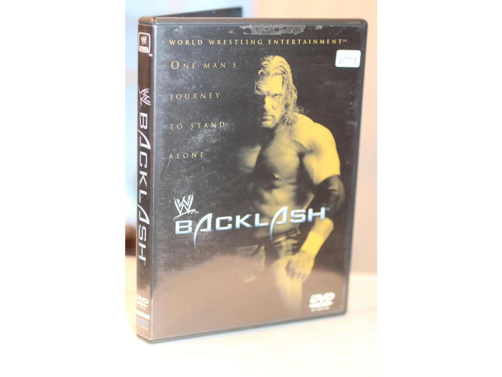 WWE BACKLASH One Man's Journey To Stand Alone DVD WRESTLING April 21, 2002 Event